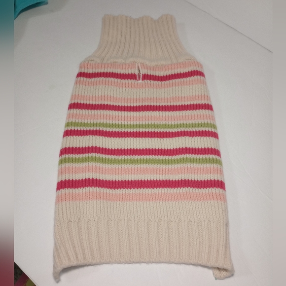 100% Cotton Dogs Cats Pets Clothing Pink Ivory Green Size M-L - Picture 2 of 3